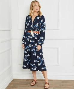 Karen Kane Tiered Peasant Dress Clothing