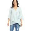 Karen Kane Bracelet Sleeve Asymmetric Top Clothing