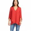 Karen Kane Tops Bracelet Sleeve Asymmetric Top