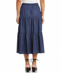 Karen Kane Clothing Tiered Midi Skirt