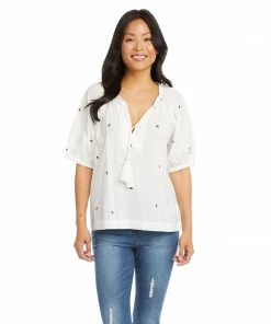 Karen Kane Honey Bee Peasant Top Clothing