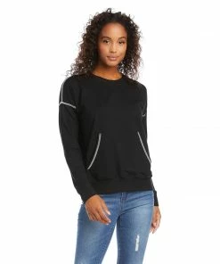 Karen Kane Contrast Stitch Pullover