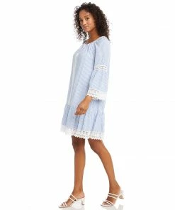 Karen Kane Mixed Lace Dress