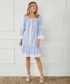 Karen Kane Mixed Lace Dress