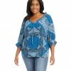 Karen Kane Plus Size Blouson Sleeve Top