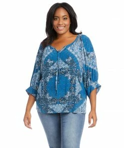 Karen Kane Plus Size Blouson Sleeve Top