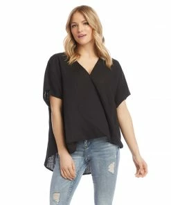Karen Kane Clothing Oversize Crossover Top