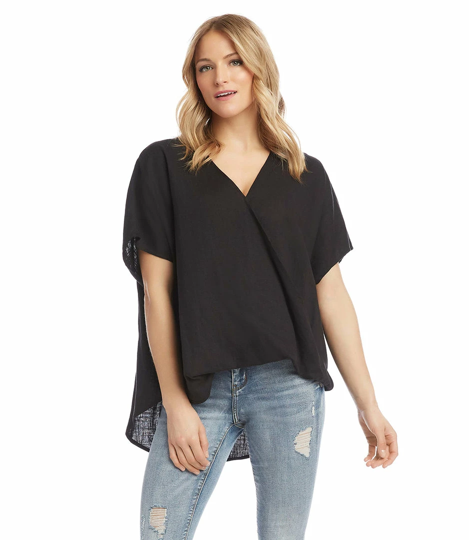 Karen Kane Clothing Oversize Crossover Top