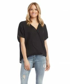 Karen Kane Clothing Oversize Crossover Top