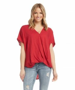 Karen Kane Clothing Oversize Crossover Top