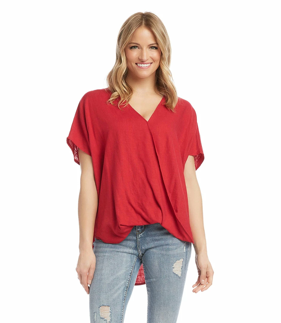 Karen Kane Clothing Oversize Crossover Top