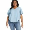 Karen Kane Plus Size Flutter Sleeve Top