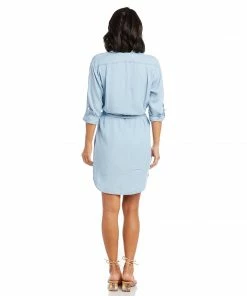 Karen Kane Chambray Shirtdress