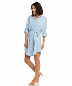 Karen Kane Chambray Shirtdress