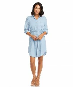 Karen Kane Chambray Shirtdress