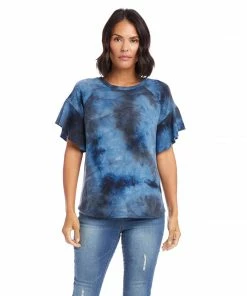 Karen Kane Clothing Ruffle Sleeve Top