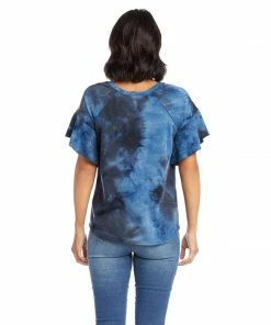 Karen Kane Clothing Ruffle Sleeve Top