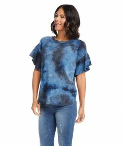 Karen Kane Clothing Ruffle Sleeve Top