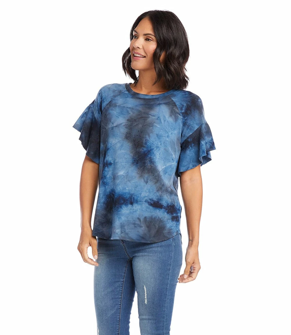 Karen Kane Clothing Ruffle Sleeve Top