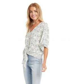 Karen Kane Clothing Tie-Front Top