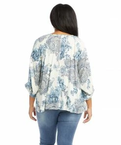 Karen Kane Plus Size Blouson Sleeve Top