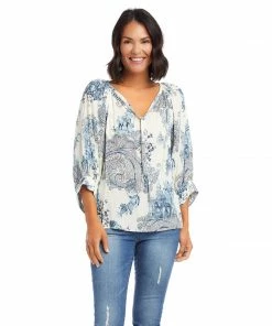 Karen Kane Clothing Blouson Sleeve Top