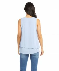 Karen Kane Tops Layered Tank