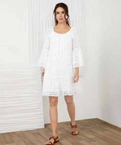 Karen Kane Clothing Mixed Lace Dress