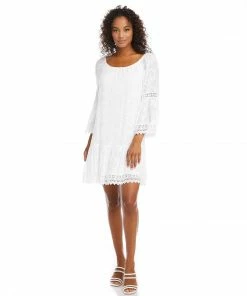 Karen Kane Clothing Mixed Lace Dress
