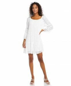 Karen Kane Clothing Mixed Lace Dress