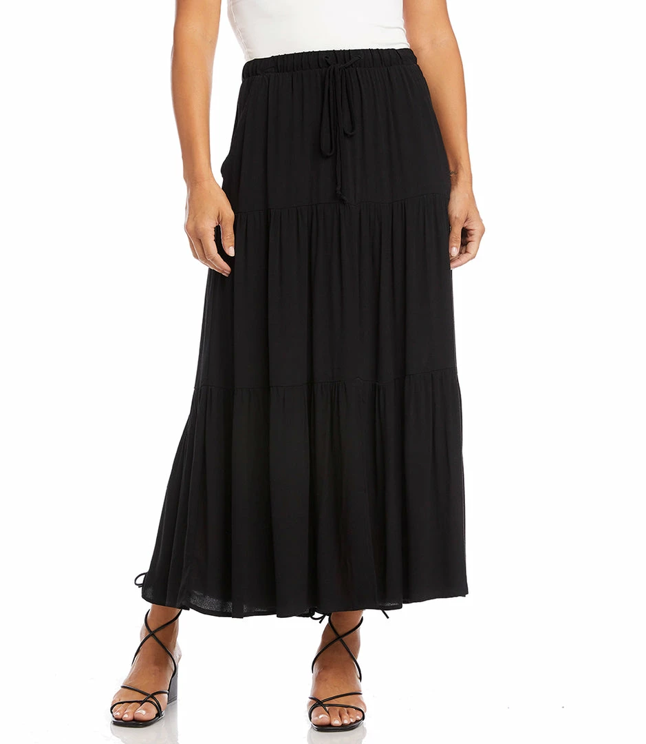 Karen Kane Tiered Midi Skirt Best Sellers