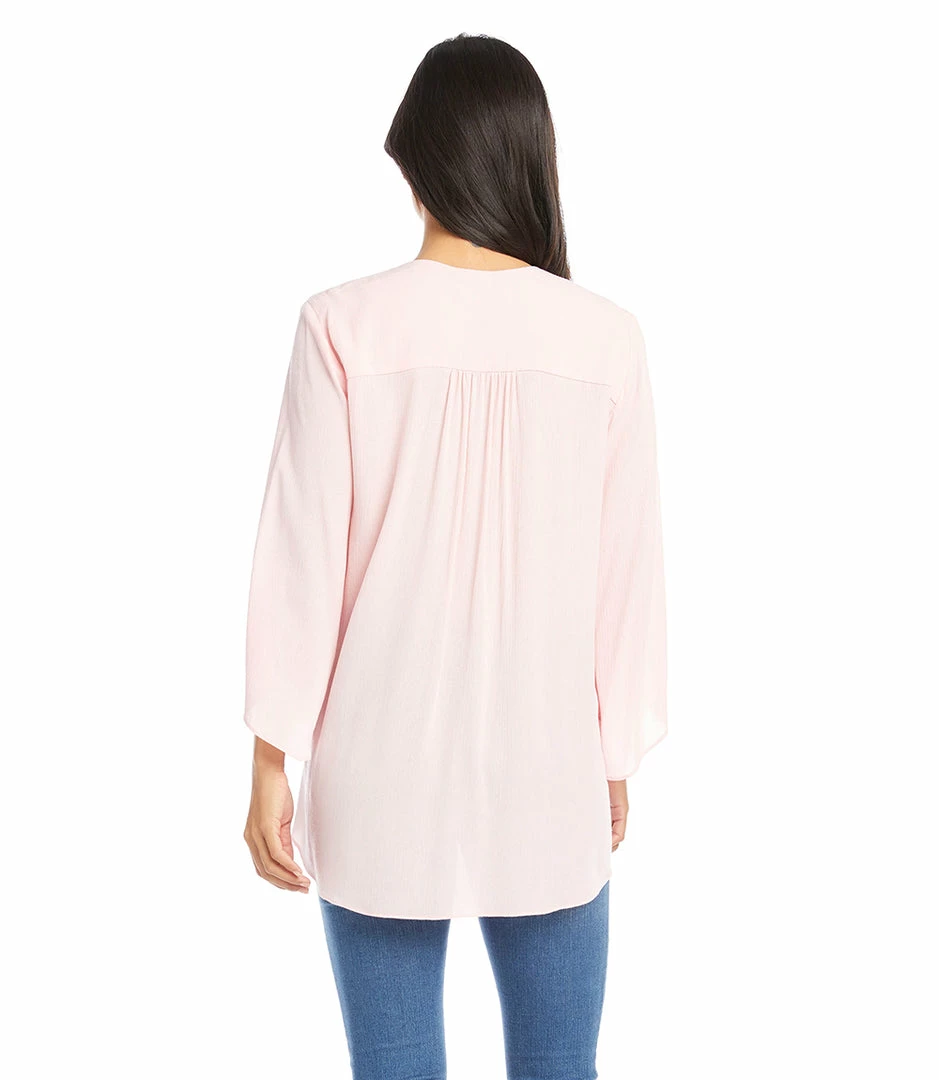 Karen Kane Bracelet Sleeve Asymmetric Top