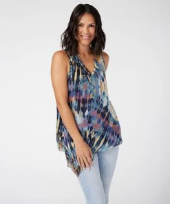 Karen Kane Uneven Hem Tank
