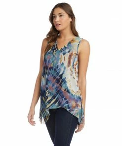 Karen Kane Uneven Hem Tank