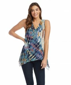 Karen Kane Uneven Hem Tank