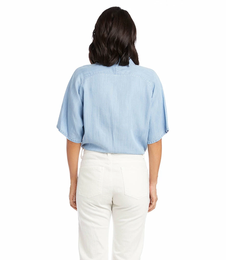 Karen Kane Tie-Front Top