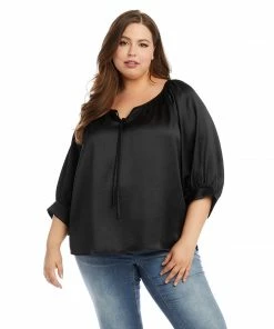 Karen Kane Plus Size Blouson Sleeve Top