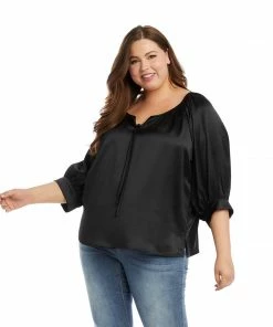 Karen Kane Plus Size Blouson Sleeve Top