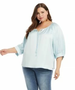 Karen Kane Plus Size Blouson Sleeve Top
