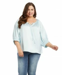 Karen Kane Plus Size Blouson Sleeve Top