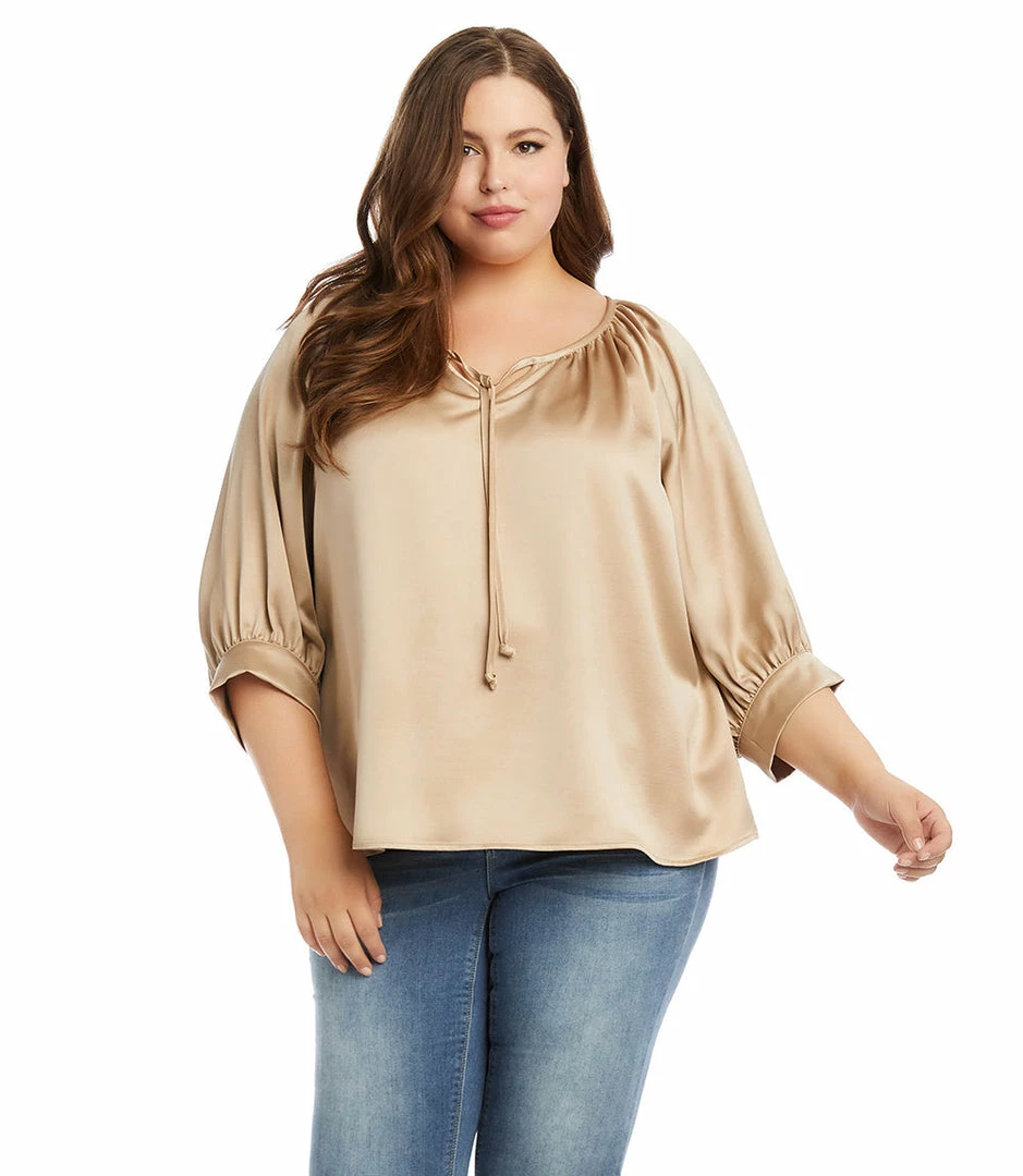 Karen Kane Plus Size Blouson Sleeve Top