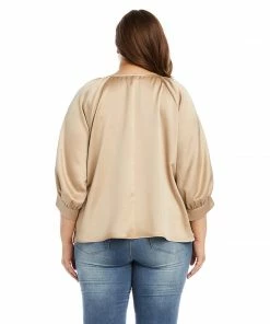 Karen Kane Plus Size Blouson Sleeve Top