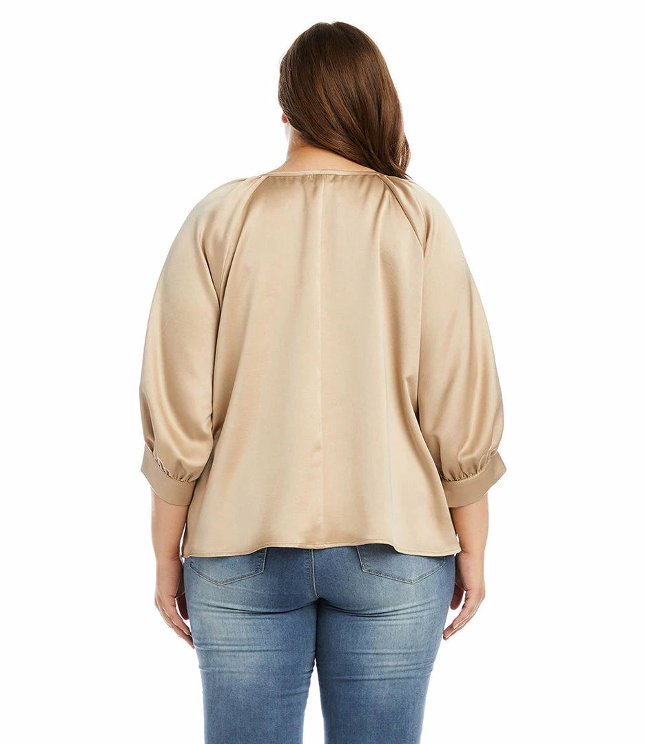 Karen Kane Plus Size Blouson Sleeve Top