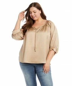 Karen Kane Plus Size Blouson Sleeve Top