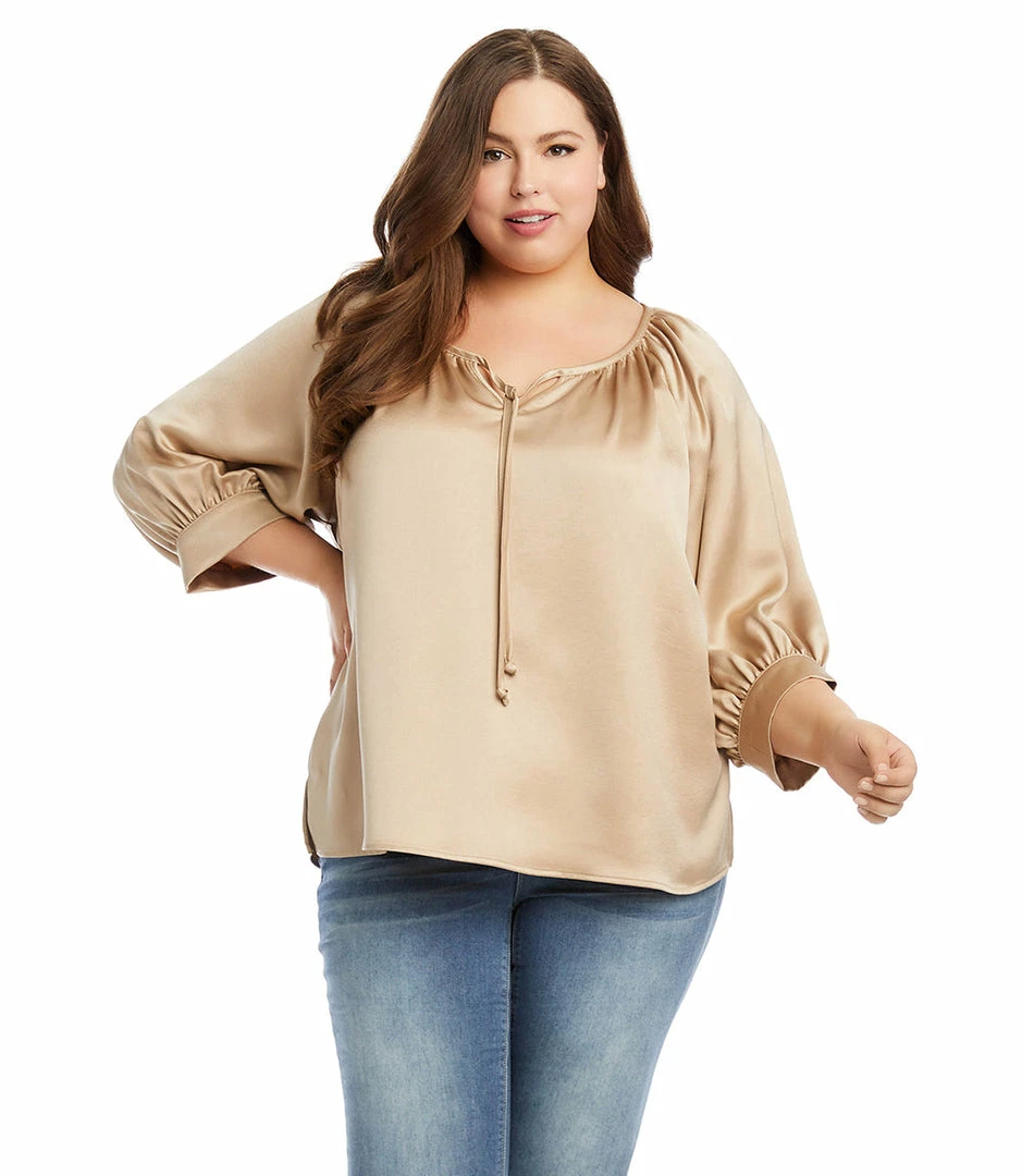 Karen Kane Plus Size Blouson Sleeve Top