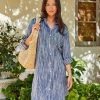 Karen Kane Linen Shirtdress Clothing