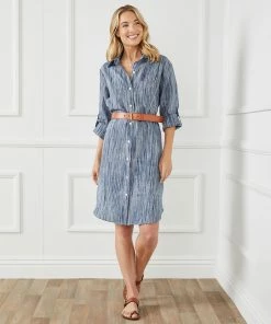 Karen Kane Linen Shirtdress Clothing