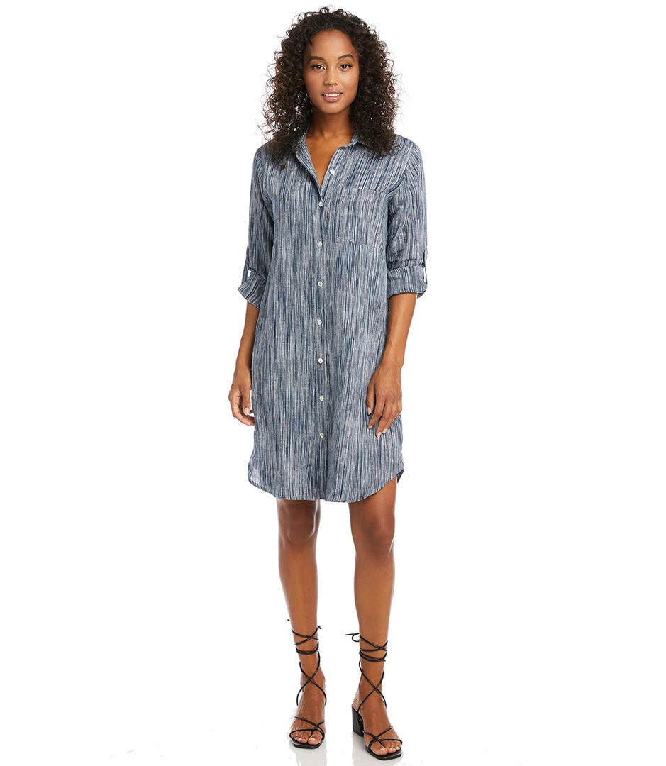 Karen Kane Linen Shirtdress Clothing