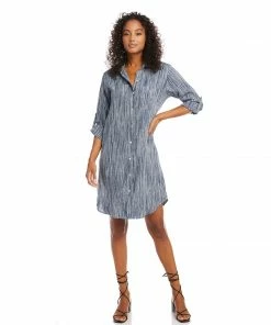 Karen Kane Linen Shirtdress Clothing