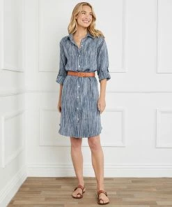 Karen Kane Linen Shirtdress Clothing